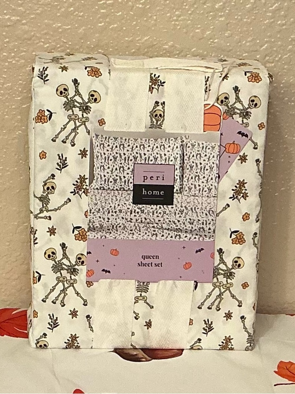 A Date with the Dead Dancing Skeletons Queen Sheet Set